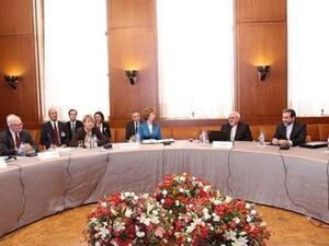 Representatives of Iran and the six world powers attend first round of talks in Geneva, Switzerland, on October 2013. [presstv]