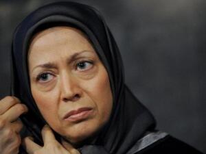  رئيسة المجلس الوطني للمقاومة الايرانية (معارضة في المنفى) مريم رجوي