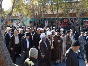 مسيرة مؤيدة للنظام  الايراني