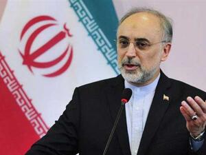 رئيس منظمة الطاقة الذرية الايرانية علي أكبر صالحي