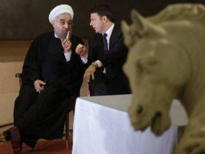 روحاني يؤكد انه لم يطلب تغطية التماثيل العارية في روما