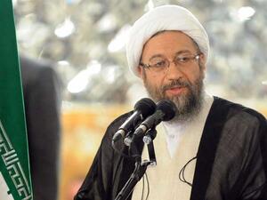 رئيس السلطة القضائية الإيرانية صادق لاريجان
