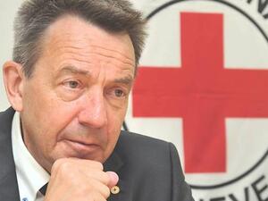 رئيس اللجنة الدولية للصليب الأحمر بيتر ماورير