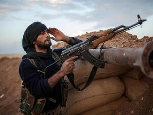 A fighter in Iraq. Violence in Iraq has seen levels not seen since 2008.(Image credit: AFP)