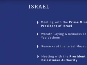  المخطط أن يقوم دونالد ترامب بزيارة فلسطين التاريخية يوم الإثنين المقبل