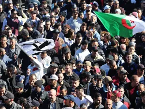 جانب من الاحتجاجات في الجزائر