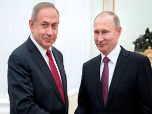 الرئيس الروسي فلاديمير بوتين ورئيس الوزراء الإسرائيلي بنيامين نتنياهو