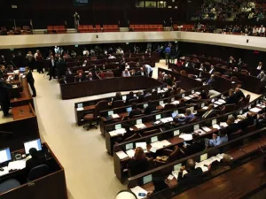 Elections for Israel's Knesset are set to begin in March.  (AFP/Thomas Coex)