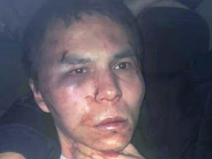 منفذ هجوم "ملهى إسطنبول" أثناء القاء القبض عليه