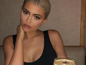 Jenner made little effort to hide the ring  when she was seen out in Los Angeles (Source: kyliejenner / Instagram )