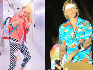 The paint job was created by West Coast Customs (Source: Justinbieber, itsjojosiwa / Instagram) 