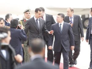 ملك الأردن والرئيس السوري