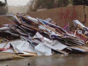 صورة عن توتير.علقت عليها احدى الناشطات بالقول:” صورة تفوق كل الكلام