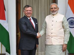 العاهل الاردني يؤكد أهمية الدور الذي تلعبه الهند في ترسيخ الأمن والاستقرار 