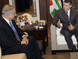 الملك عبد الله الثاني يلتقي في عمان رئيس الوزراء الاسرائيلي بنيامين نتنياهو