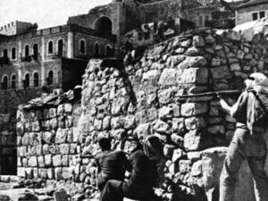 جنود عرب في معارك اللطرون بالقدس المحتلة 