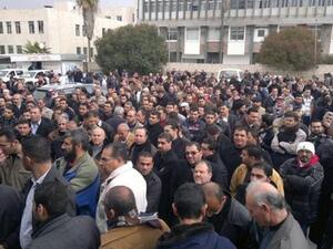 معلمون اردنيون يعتصمون للمطالبة بحقوقهم بتحسين اوضاعهم المعيشية