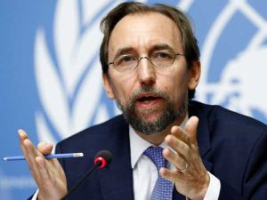 مفوض الأمم المتحدة السامي لحقوق الإنسان الأمير زيد رعد الحسين