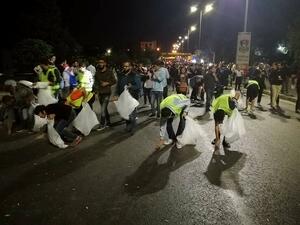 الامن يدعو لسلمية المظاهرات 

