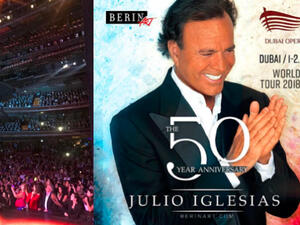 Julio Iglesias had already conquered the public before beginning to sing. (Source: julioiglesiasofficial - Instagram)