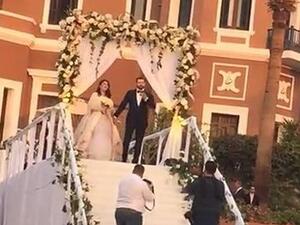 الصور الأولى من حفل زفاف كندة علوش وعمرو يوسف الثاني