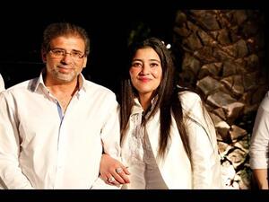 خالد يوسف وزوجته