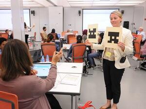 The power of the ‘flipped classroom’ teaching model for maximizing learning outcomes was discussed by two visiting experts at Weill Cornell Medicine-Qatar (WCM-Q).