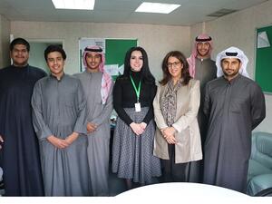 INJAZ Team with Mr. Shaker and Agrivage team