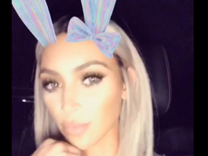 The new style! (Kim Kardashian / Snapchat)