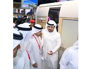 Sheikh Maktoum was officially welcomed by Sheikh Majid Al Mualla.