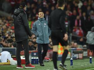 كوفاتش وكلوب خلال المباراة