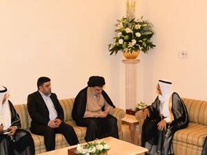 الصدر وأمير الكويت تباحثا في لقاء جمعهما بالكويت