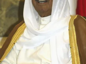 Kuwait's Emir Sheikh Sabah Al Ahmad Al Sabah delivered an address at the conference, announcing that Kuwait would invest four billion dollars in Egypt. (AFP/File - Yasser al-Zayyat)