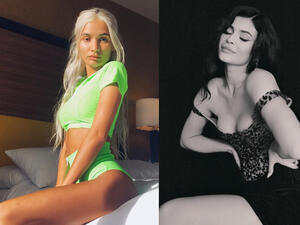 Kylie Jenner Welcomed her daughter into the world  14 months ago  (Source: kyliejenner, princesspiamia / Instagram) 