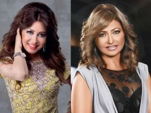الفنانة ليلى علوي والفنانة لطيفة التونسية