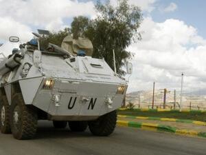 مدرعة تابعة للقوات الدولية في جنوب لبنان