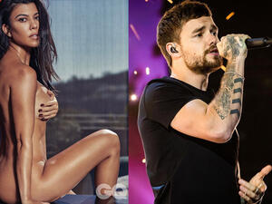 Liam Payne has been flirting with Kourtney Kardashian (Source: kourtneykardash , liampayne / Instagram ) 