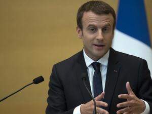 French President Emmanuel Macron revealed he will donate 50 million euros for Syrian aid. (AFP/ File Photo)