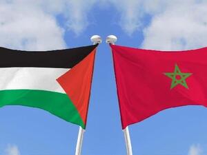  المتظاهرون رفعوا الأعلام الفلسطينية وصور رموز المقاومة