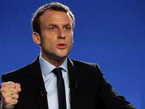  الرئيس الفرنسي إيمانويل ماكرون 