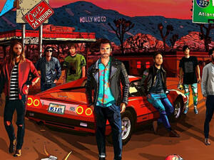 The group performed on an M-shaped stage (Source: maroon5 / Instagram )