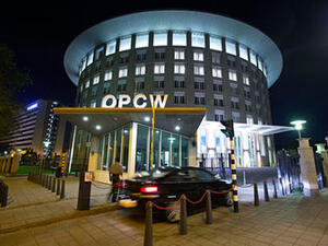 The global chemical watchdog OPCW will receive this year's Nobel Peace Prize for its oversight of the destruction of Syria's chemical weapon arsenal (Peter Dejong/AP)