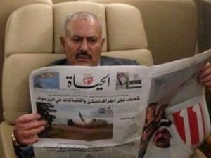 Ex Yemeni leader Ali Abdullah Saleh was papped enjoying his post-dictatorship life. (Image via Buzzfeed)