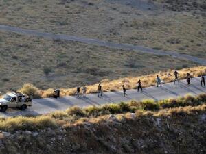 Syrian rebels seized another Jordan border area near Ramtha late last month (AP)