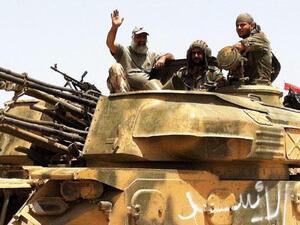 At least 300 people were wounded in a battle outside the Lebanon border on Monday. 