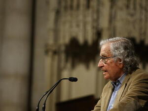 Noam Chomsky is no pushover when it comes to completely lying about what he has said. (Getty Images)