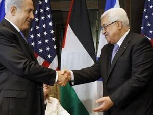 Palestinian President Mahmoud Abbas and Israeli Prime Minister Benjamin Netanyahu are working with President Obama and U.S. Secretary of State John Kerry to negotiate a peace deal. (AFP/File)