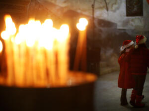 The Christmas spirit is still glowing for Palestine's Christian communities. 