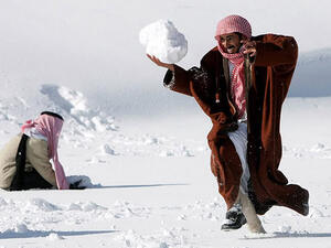 From paranoia to snowball fights, Arabs can find the fun in anything.