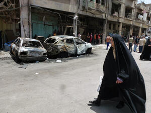 Five policemen were killed in a wave of coordinated attacks in Iraq on Monday morning. Iraq has been a huge increase in sectarian violence in 2013. (AFP/File)